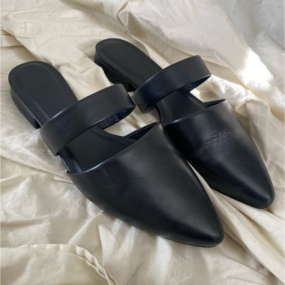 ABLE Genuine Leather Slides 🖤 - Picture 2 of 6